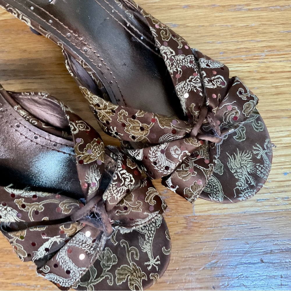 Steve Madden open toe heeled mules